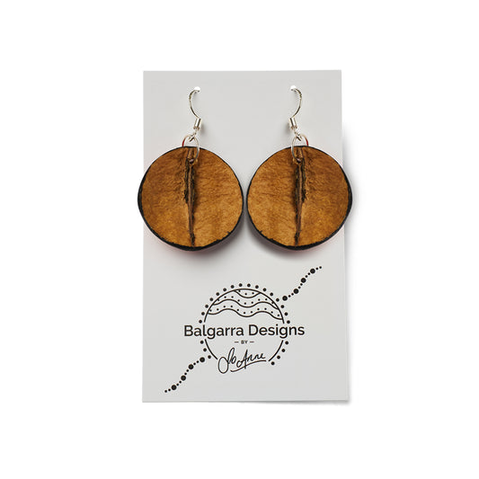 Jacaranda Earrings - Campfire