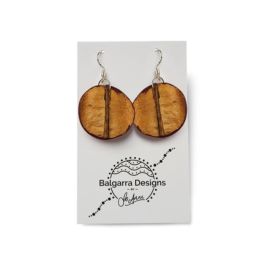 Jacaranda Earrings  - Wiradjuri Lines