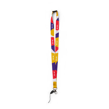 Colourful Sydney Opera House 50th anniversary lanyard,