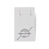 Small Wooden Earrings - Journey