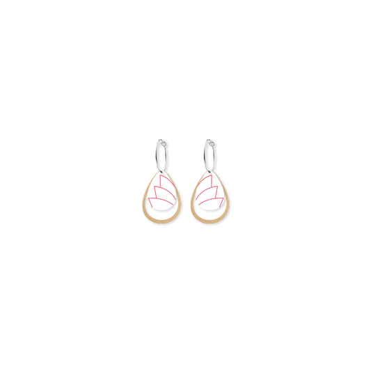 Sydney Opera House Vivid Sky Layered Iconic Tear Drop Earring