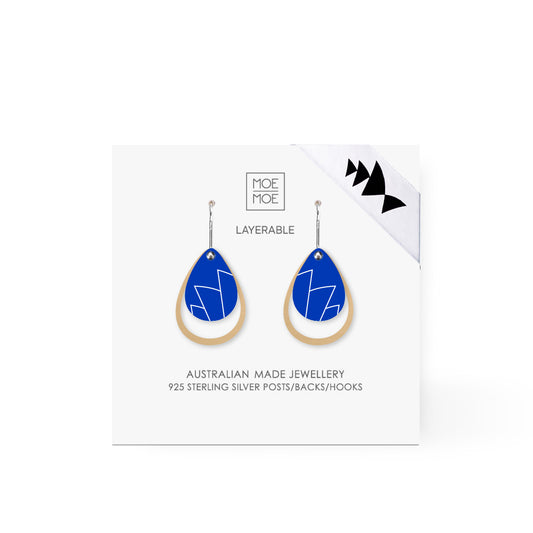Sydney Opera House Sydney Sails Layered Iconic Tear Drop Earring
