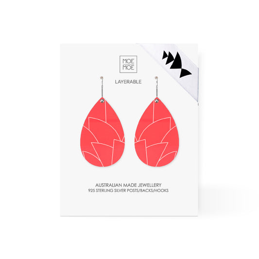 Sydney Opera House Vivid Sky Medium Tear Drop Earring