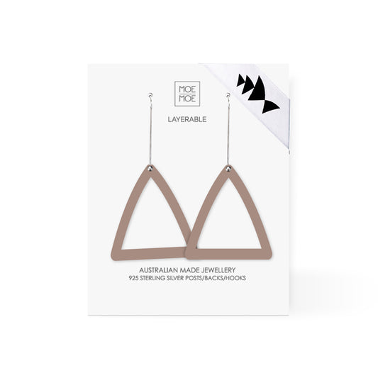 Sydney Opera House Iconic Tiles Profile Long Drop Earring