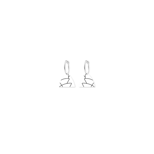 Sydney Opera House Opera Nights Small Sails Hoop Earring