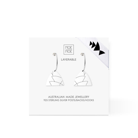 Sydney Opera House Opera Nights Small Sails Hoop Earring