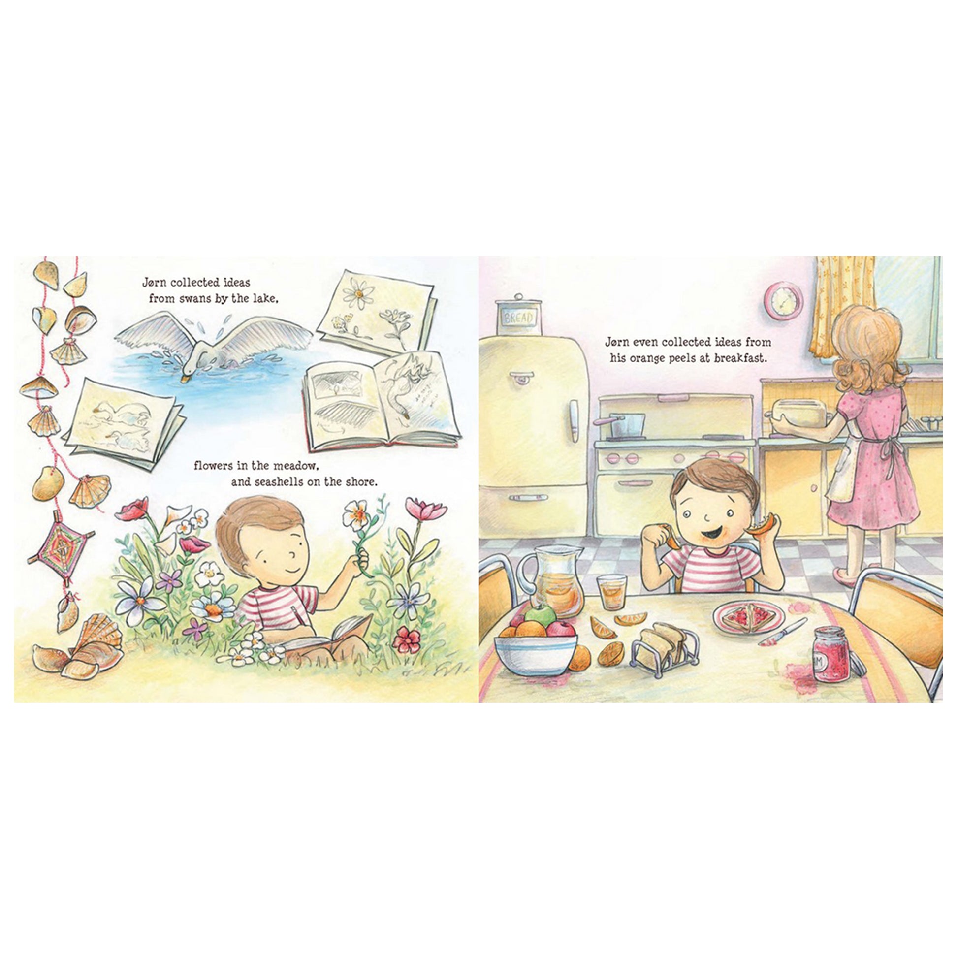 Content of Jorn's Magnificent Imagination book