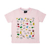 Kids Fun T-Shirt  - Pink