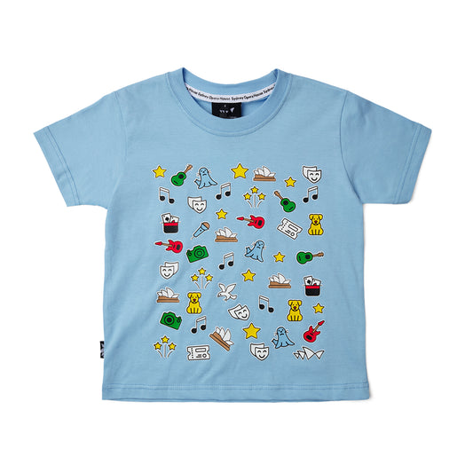Kids Fun T-Shirt - Blue