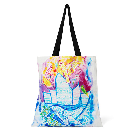 Cockatoo Cocktail Romantic Sunset Harbour Party Totebag by Meagan Pelham