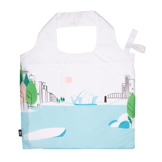 Reusable Fold Up Bag - Green House