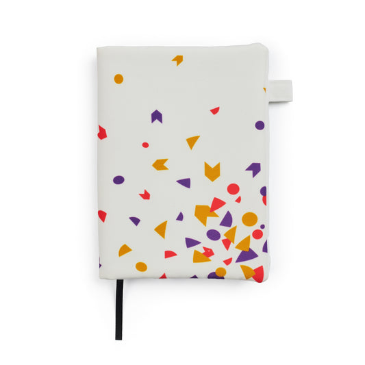Sydney Opera House 50th anniversary celebration note book with colourful shapes