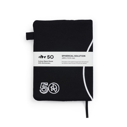 Sydney Opera House Spherical Note Book with Reusable Cover - Black