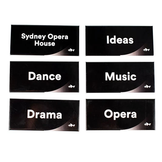 3D Font Magnet - Black