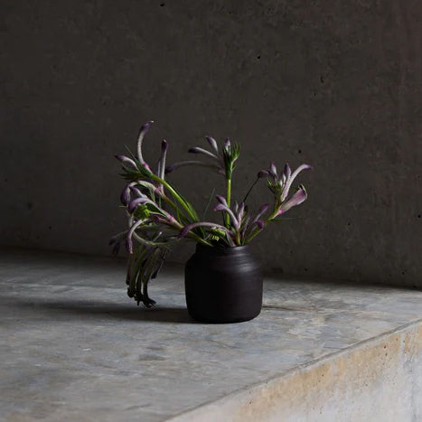 Extra Small Bottle Vase - Black
