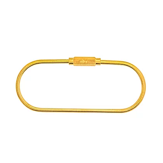 Golden O Shape Keyring