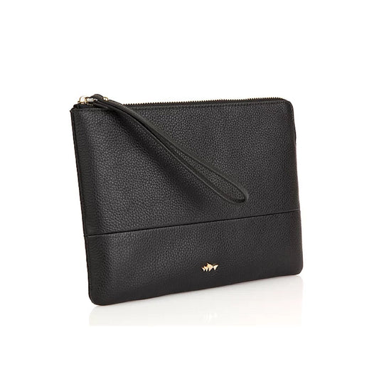 Minskat Lea Medium Clutch - Black