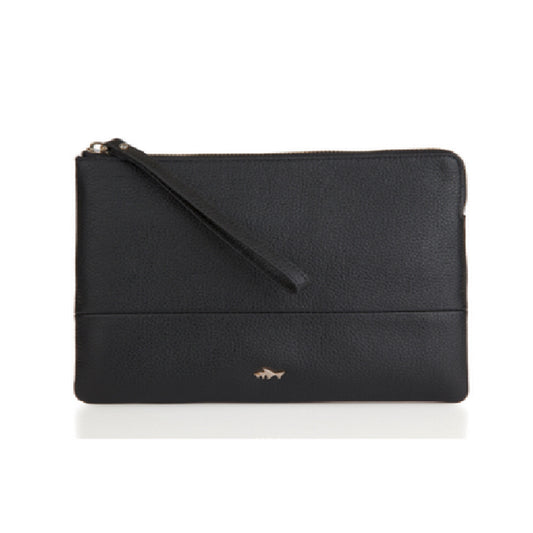 Minskat Lea Medium Clutch - Black