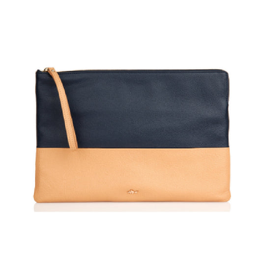 Minskat Lea XLClutch - Navy&Sand
