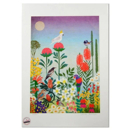 Aussie Flowers Art Print