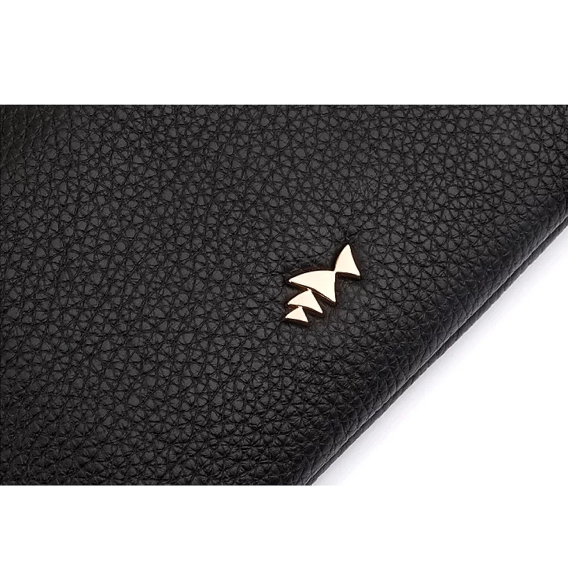 Minskat Zipped Purse Beatrix - Black