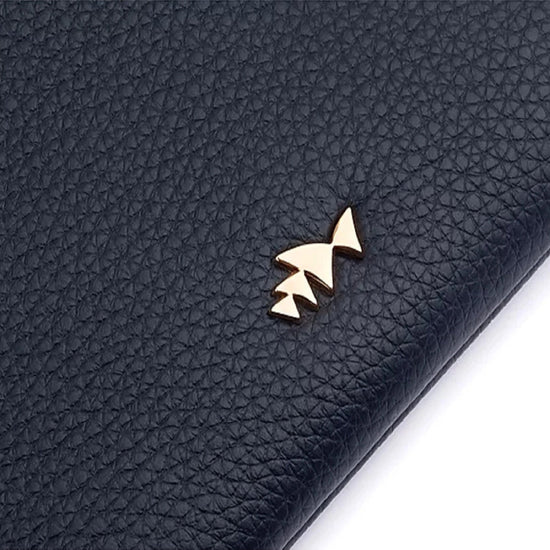 Minskat Zipped Purse Beatrix - Navy