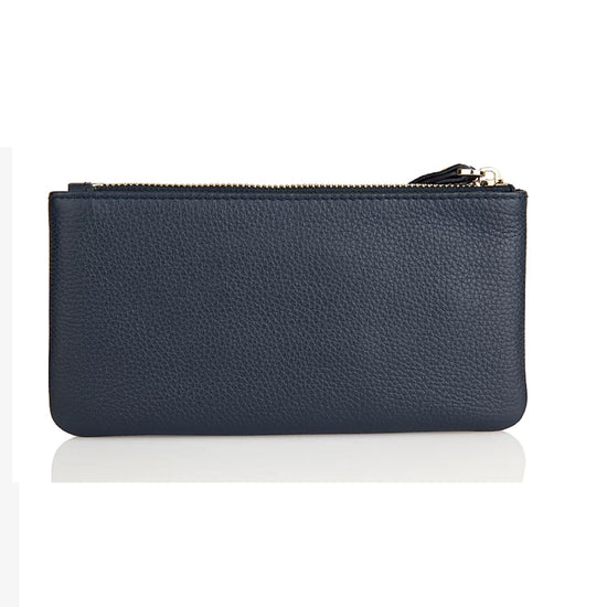 Minskat Zipped Purse Beatrix - Navy