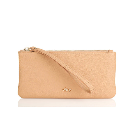 Minskat Zipped Purse Beatrix -Sand