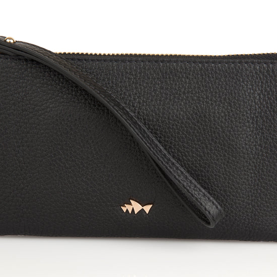 Minskat Zipped Purse Beatrix - Black