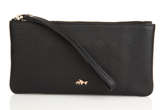 Minskat Zipped Purse Beatrix - Black