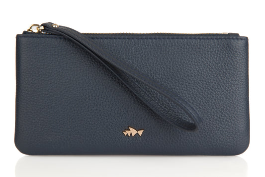 Minskat Zipped Purse Beatrix - Navy