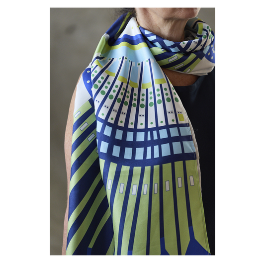 Epiphany Harbour 100% Silk Scarf