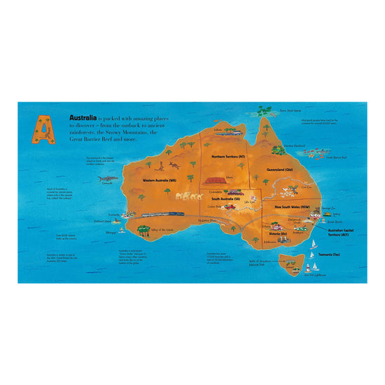 Book content of A is for Australia