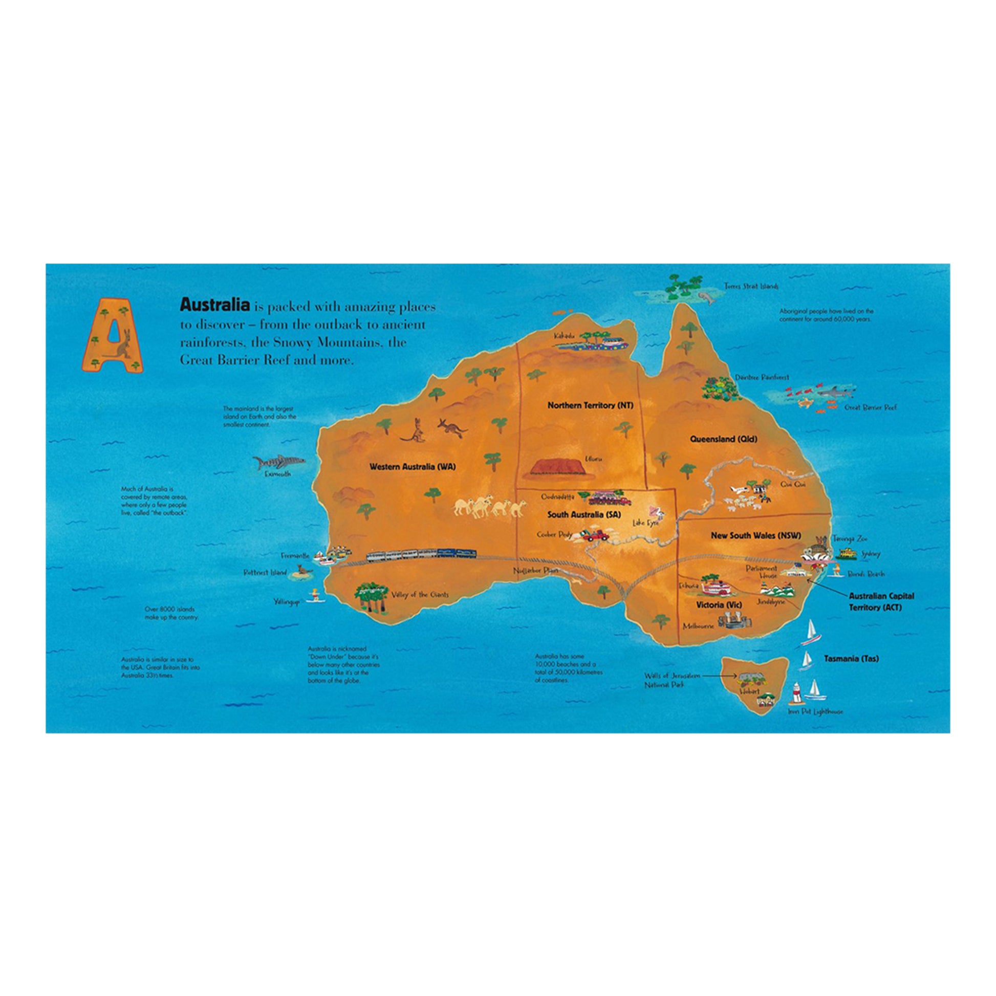 Book content of A is for Australia