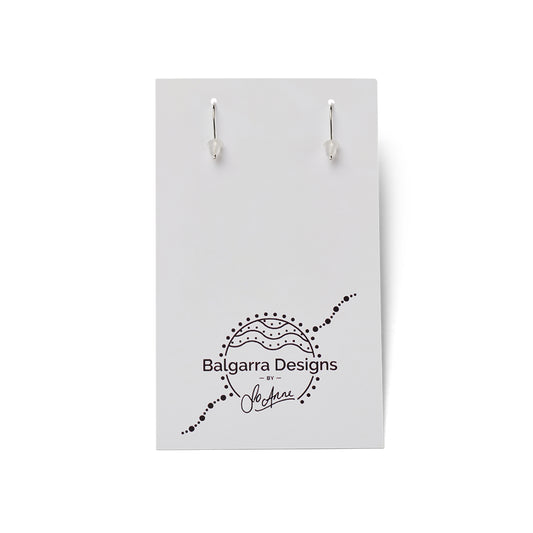 Small Wooden Earrings - Journey