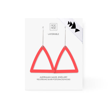 Sydney Opera House Vivid Sky Profile Long Drop Earring