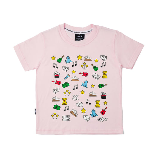 Kids Fun T-Shirt  - Pink