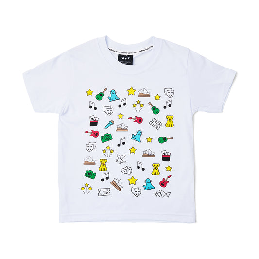 Kids Fun T-Shirt  - White