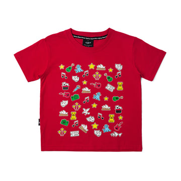 Kids Fun Tee - Red