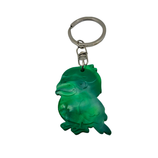 Kookaburra Keyring - Made From Milk Lids