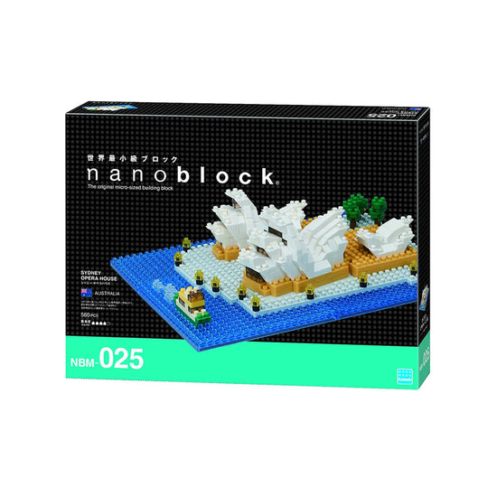 The packaging box of Nano block model of Sydney Opera House,