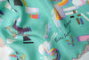 Palais Jacaranda Mint 100% Silk Scarf