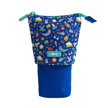 The Creativity Case Expandable Pencil Case Navy