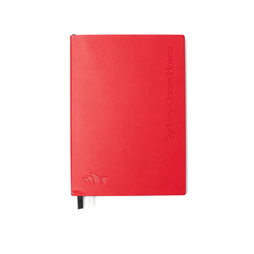 Sydney Opera House Signature Notebook - Red