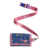 The Treasure Keeper Kids Wallet with Lanyard Purple