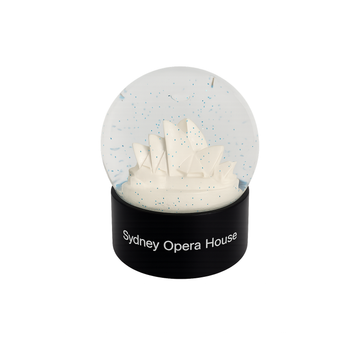 Sydney Opera House Water Globe White Edition