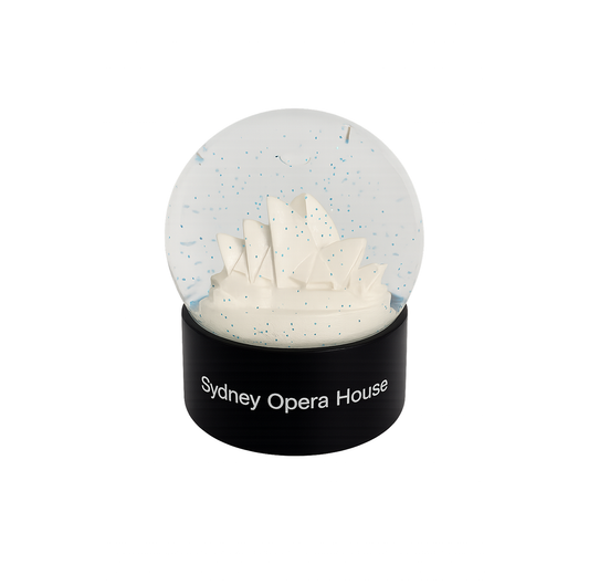 Sydney Opera House Water Globe White Edition