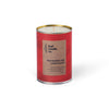 Red tin can soy candle with Gin & Tonic fragrance