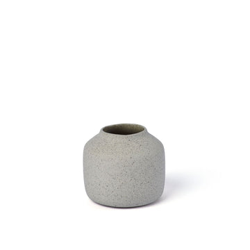 Extra Small Bottle Vase - Grey Speckle