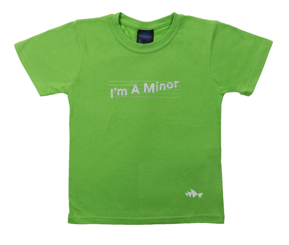 3D Font Collection Kids Tee - I'm A Minor